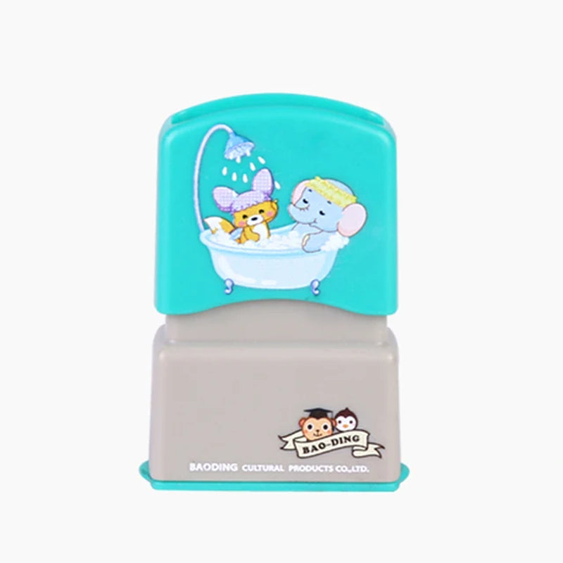 New Customized Name Stamp Waterproof Toy Baby Student Clothes Chapter Wash Not Faded Children'S Seal Customized Stamp Gifts
